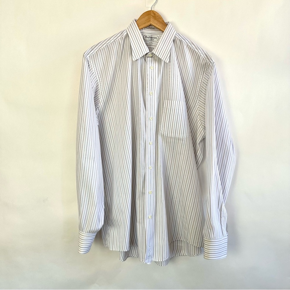 Burberrys of London Pinstriped Dress Shirt 17/35
